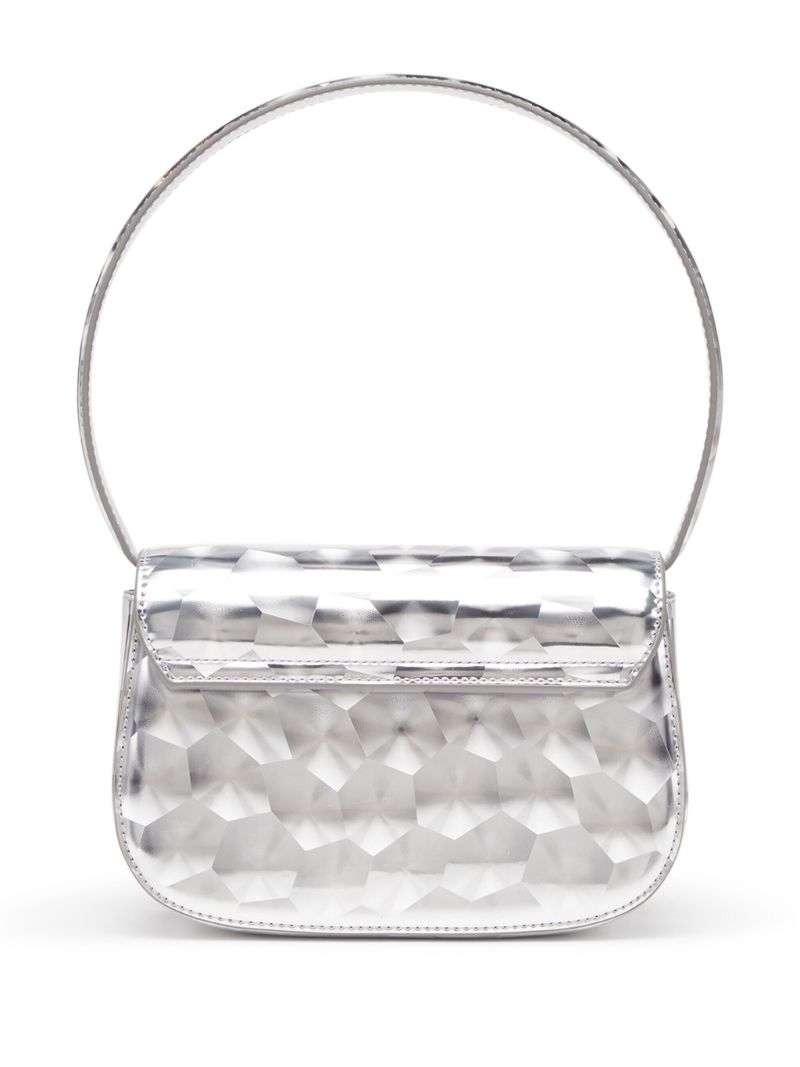 Silver 1dr Shoulder Bag