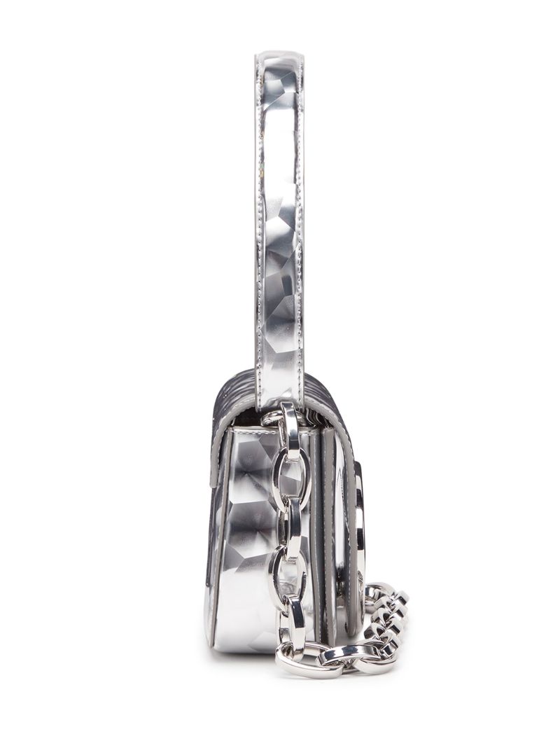 Silver 1dr Shoulder Bag