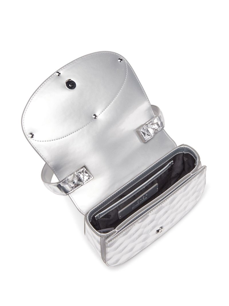 Silver 1dr Shoulder Bag