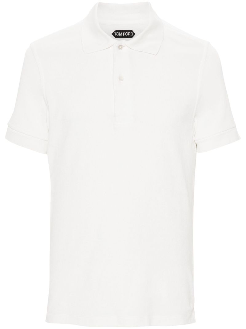 White Short-sleeve Polo Shirt
