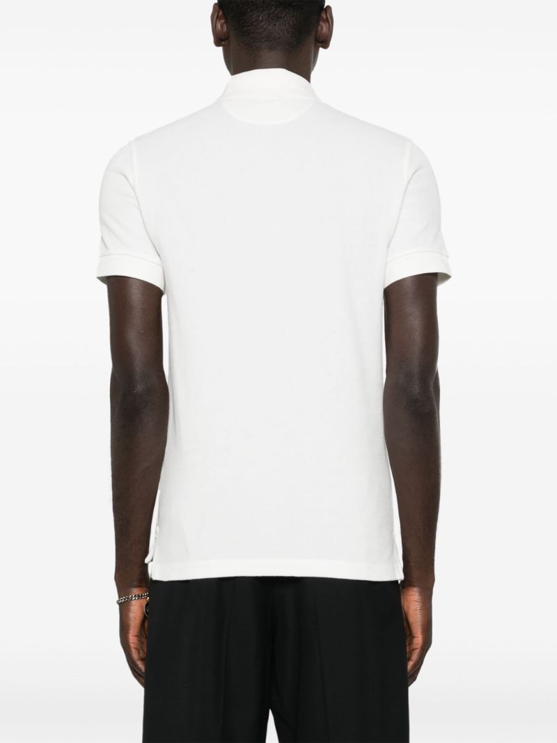 White Short-sleeve Polo Shirt
