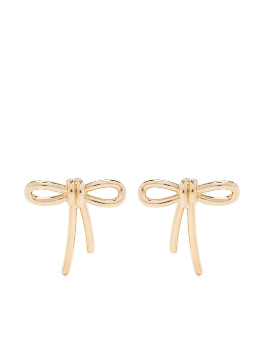 Gold-tone Bow Earrings