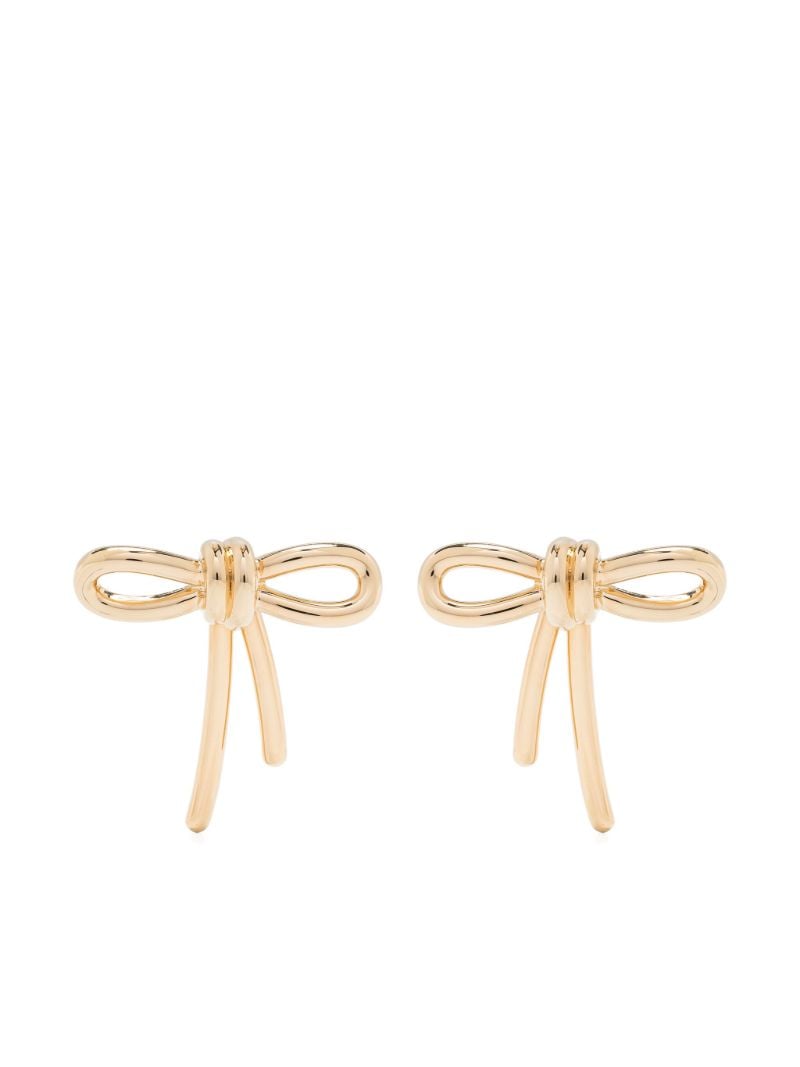 Gold-tone Bow Earrings