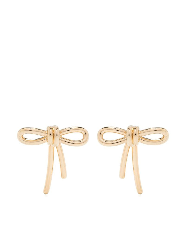 Gold-tone Bow Earrings