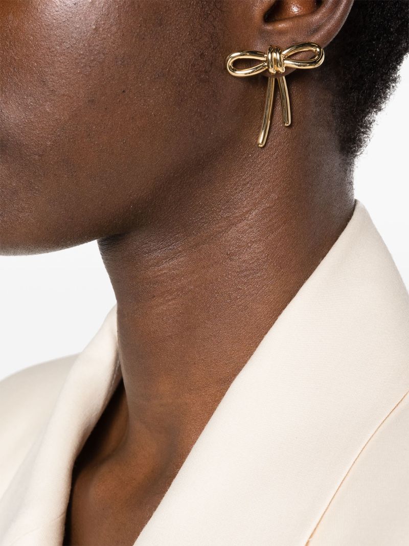 Gold-tone Bow Earrings