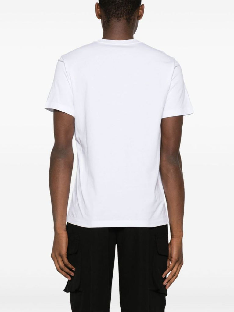 White Logo-appliquÃ_x0083_Â© Cotton T-shirts Set