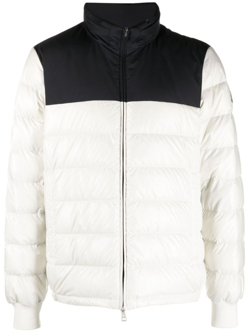 White Coyers Hooded Down Jacket