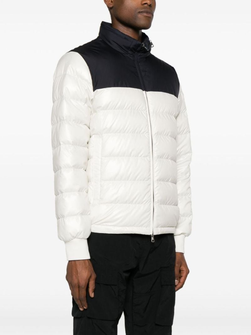 White Coyers Hooded Down Jacket