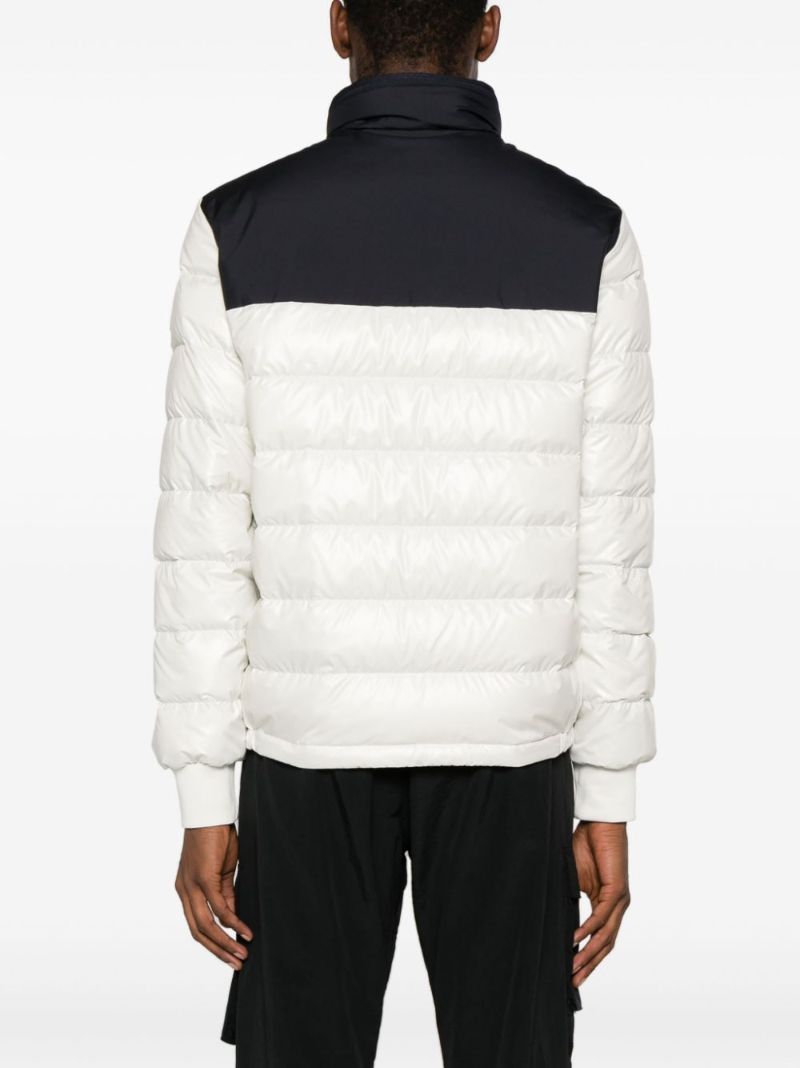 White Coyers Hooded Down Jacket