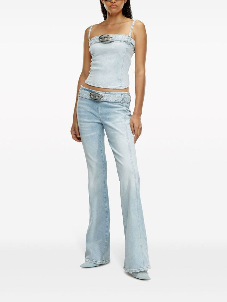 Blue De-lucy-s Denim Tank Top
