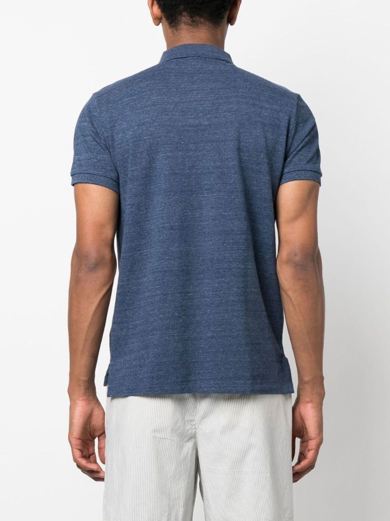 Blue Pony Cotton Polo Shirt
