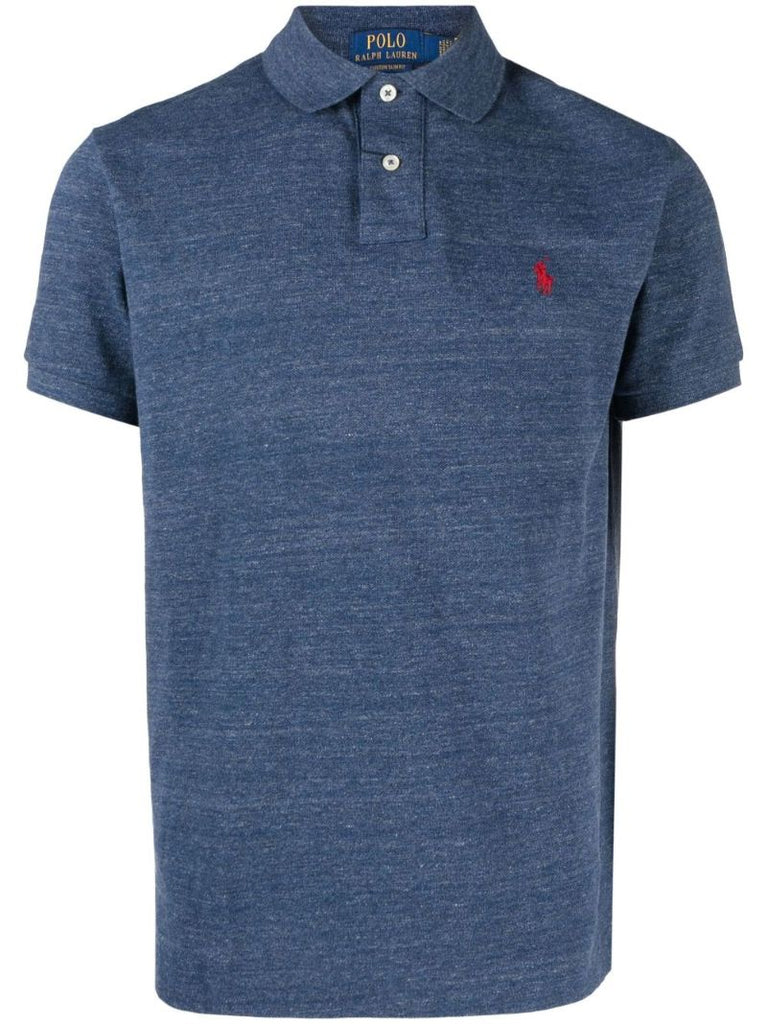 Blue Pony Cotton Polo Shirt