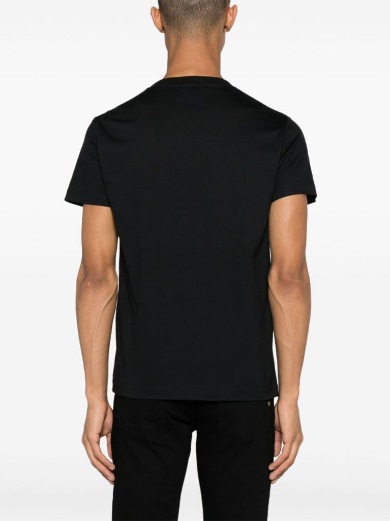 Black Watercolor Couture Printed T-shirt