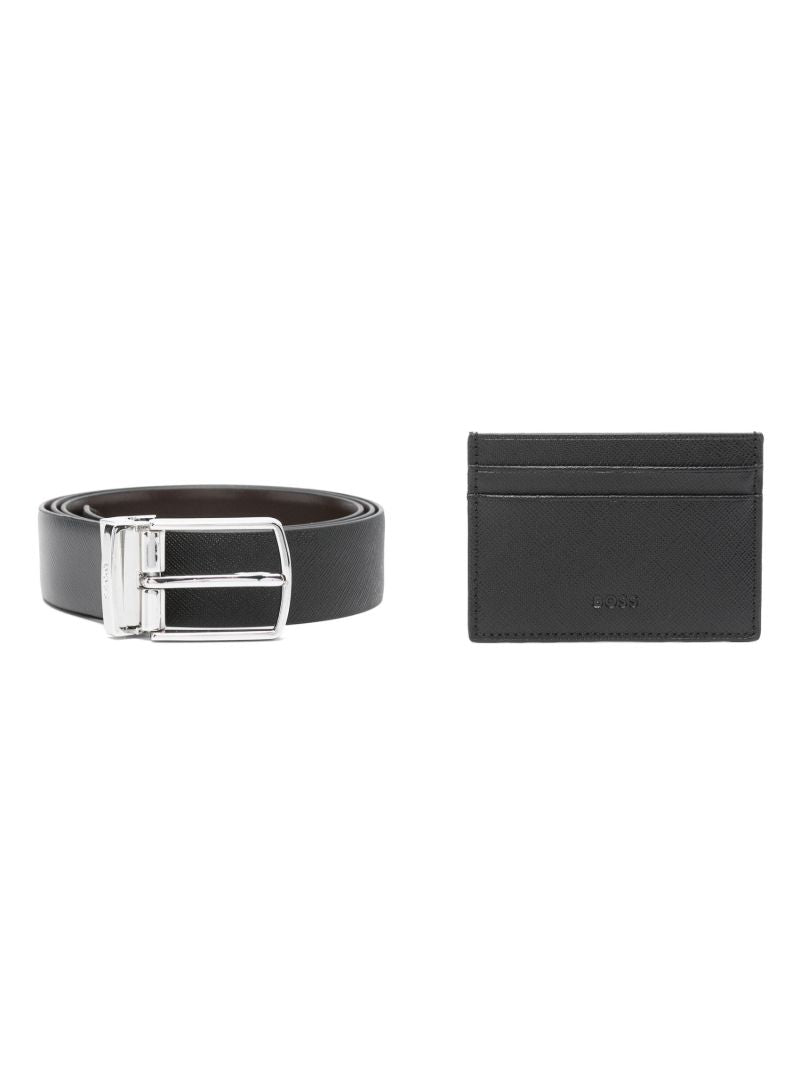 Black Belt and Card Holder Set