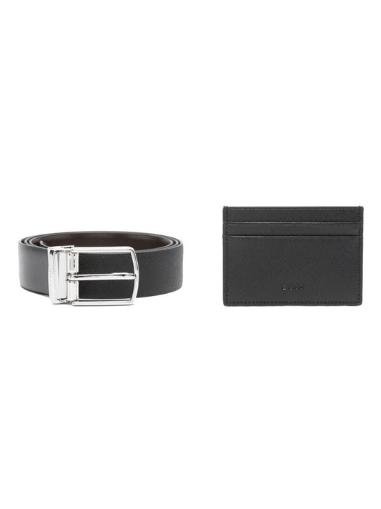 Black Belt and Card Holder Set