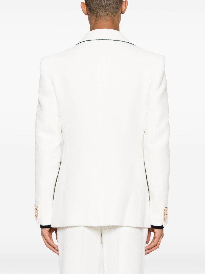 White Single-breasted Blazer