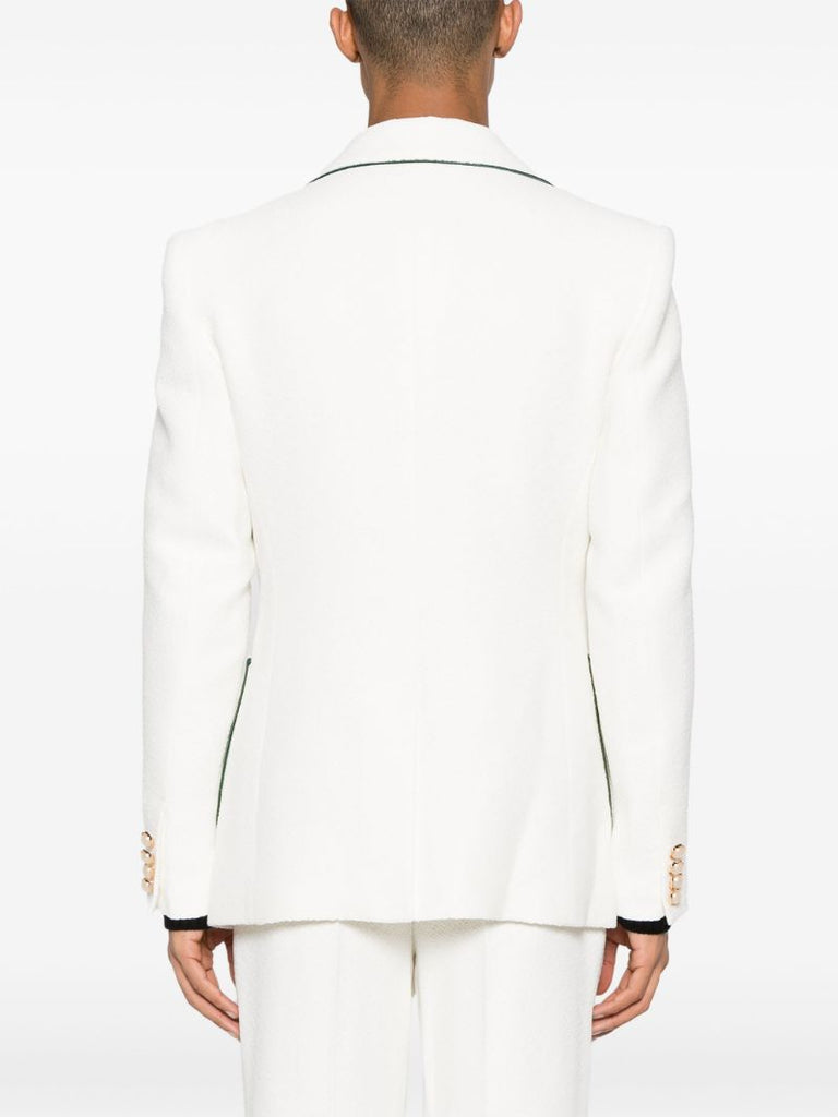 White Single-breasted Blazer