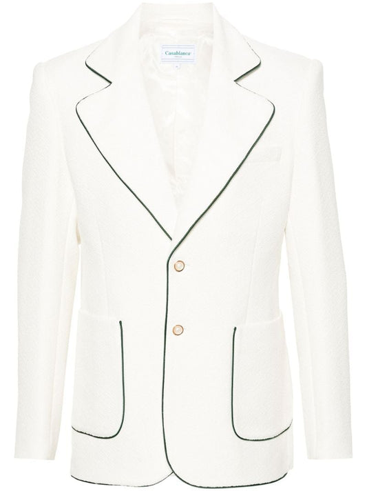 White Single-breasted Blazer