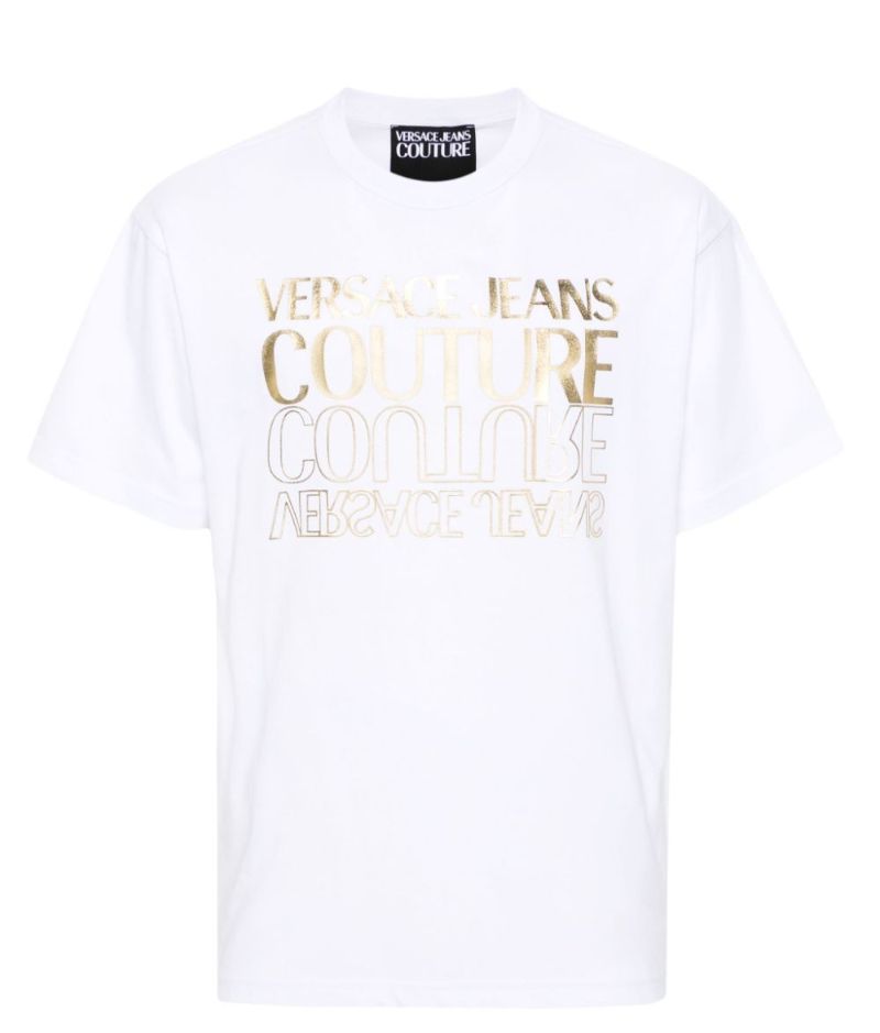 White Logo-print Cotton T-shirt