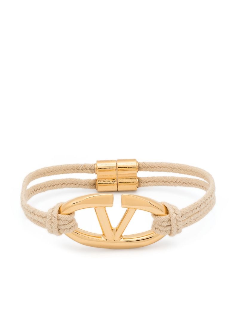 Gold-tone the Bold Edition Vlogo Rope Bracelet