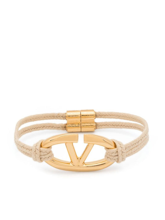 Gold-tone the Bold Edition Vlogo Rope Bracelet