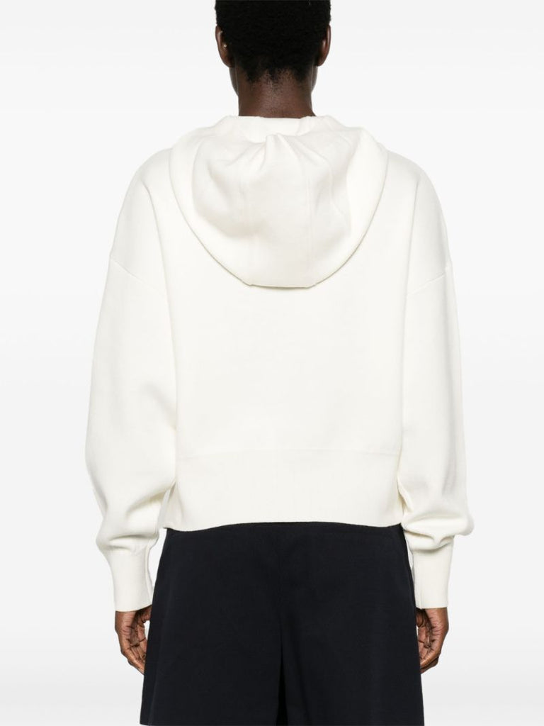 White Holton Wool Hoodie