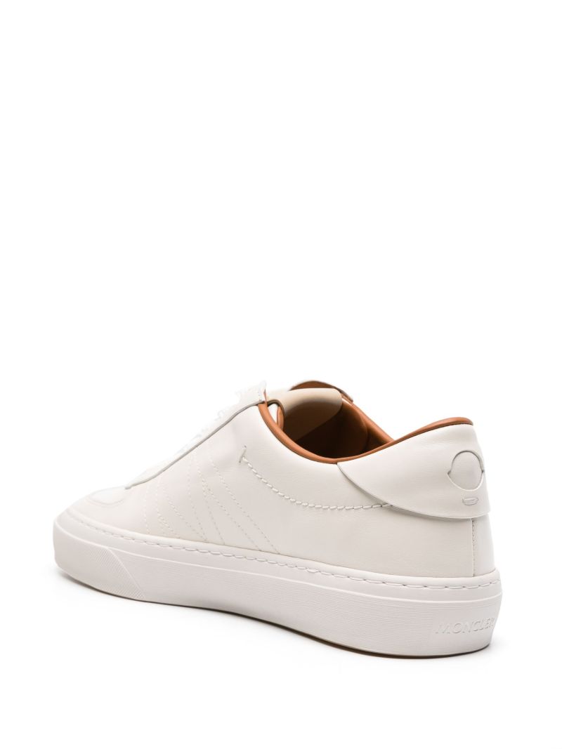 White Monclub Leather Sneakers