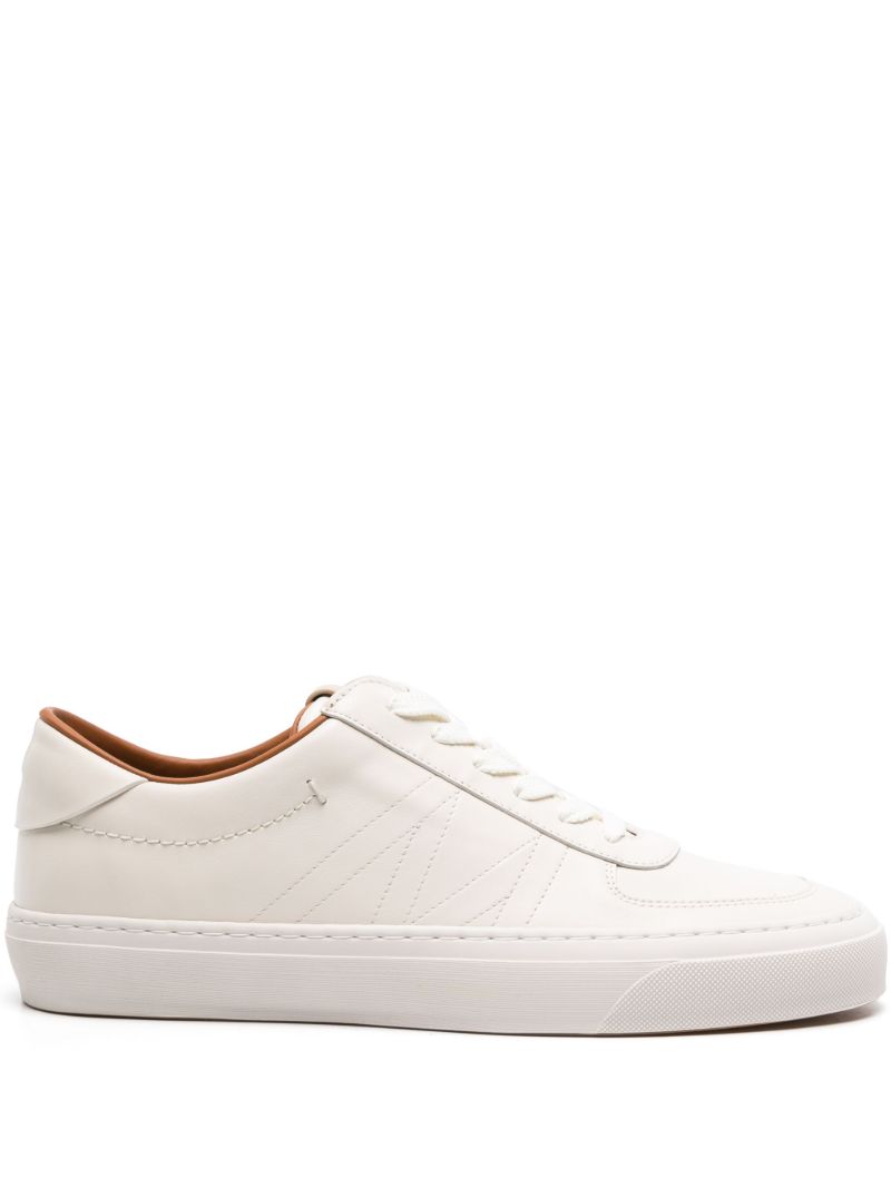 White Monclub Leather Sneakers