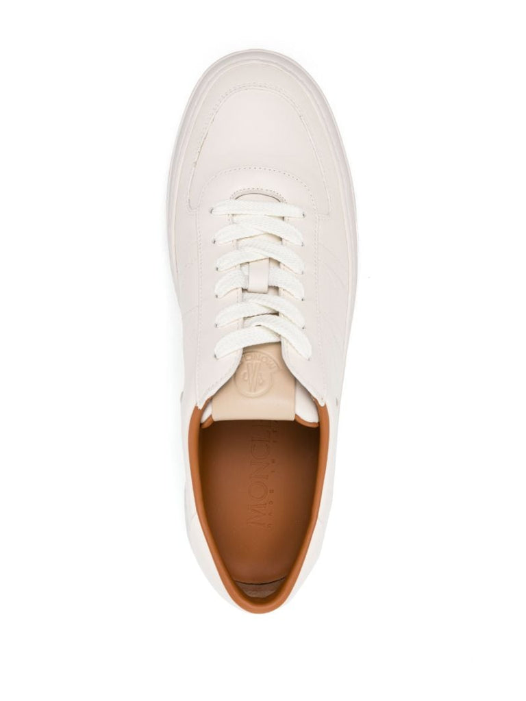 White Monclub Leather Sneakers