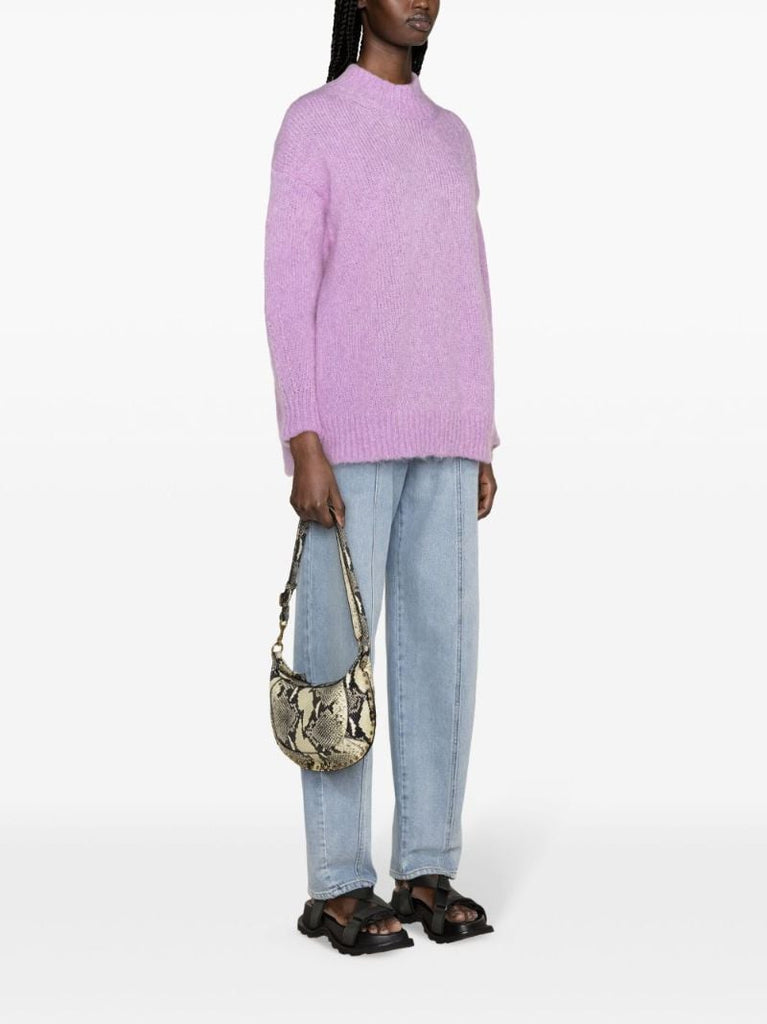 Purple Idol Mock-neck Sweater