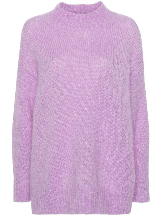 Purple Idol Mock-neck Sweater