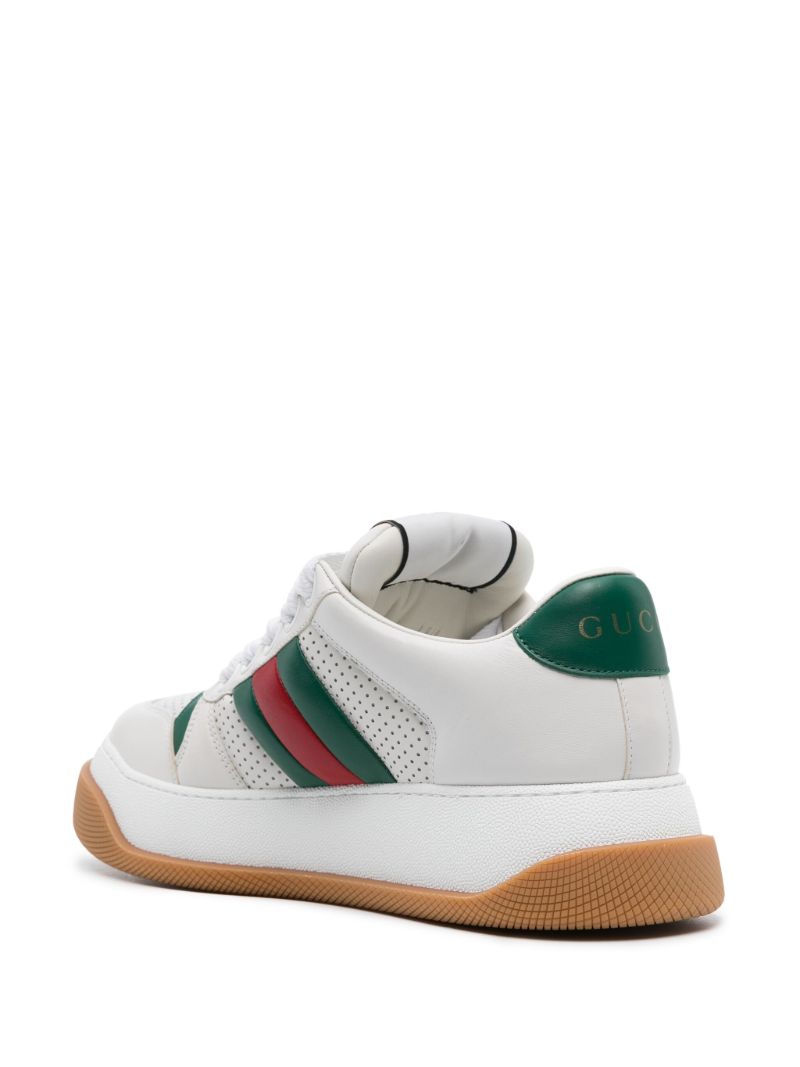 White Screener Leather Sneakers