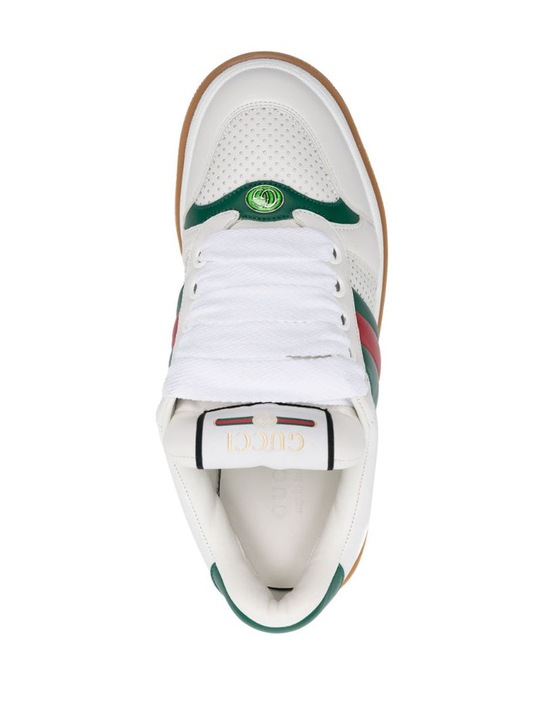 White Screener Leather Sneakers