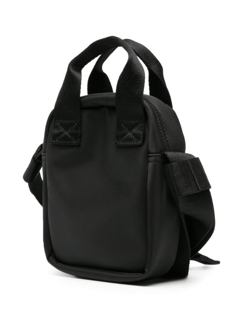 Black Beaded Classic Bow Cross Body Bag