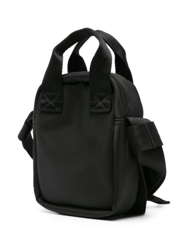 Black Beaded Classic Bow Cross Body Bag