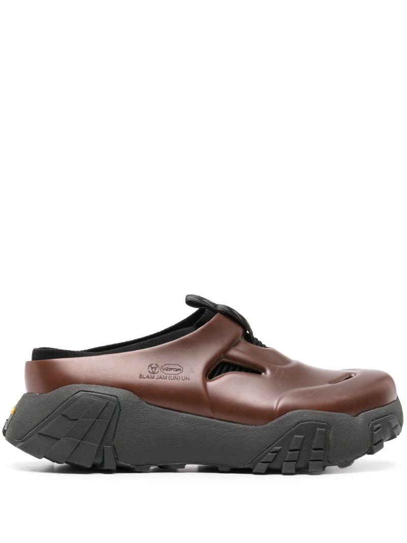 Brown Vibram Rubber Core Sabot Shoes