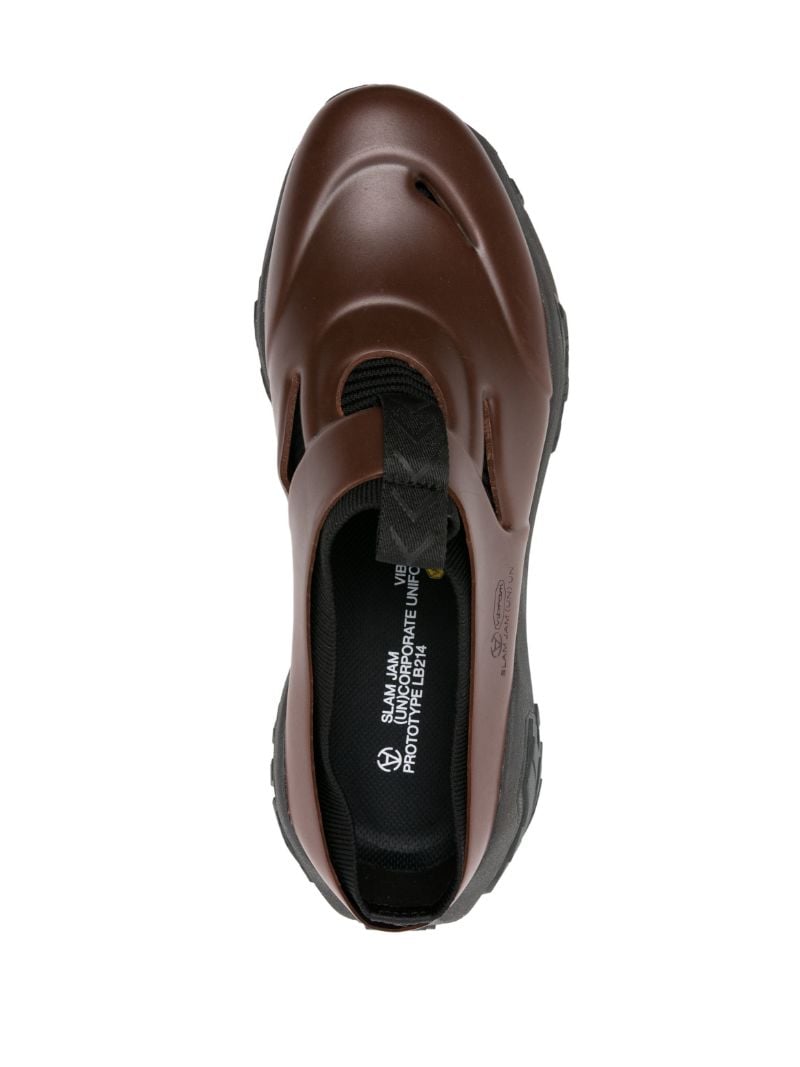 Brown Vibram Rubber Core Sabot Shoes