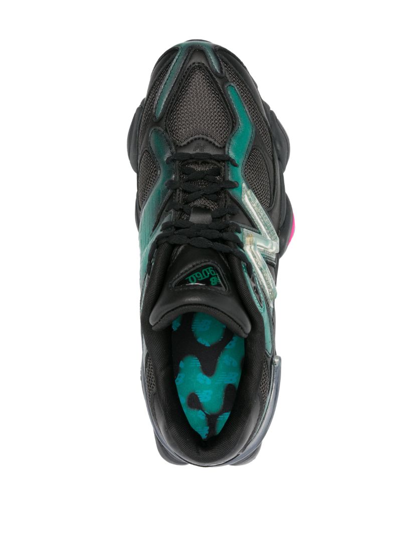 X Mowalola Black 9060 Sneakers