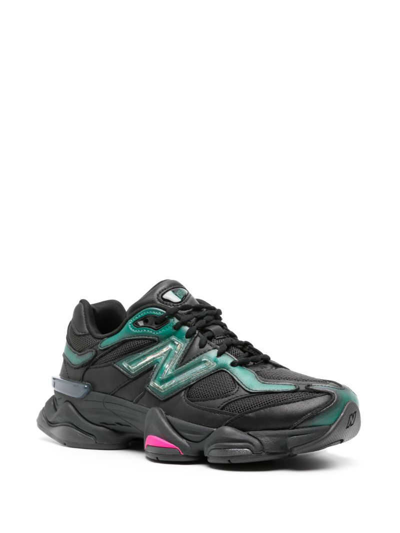 X Mowalola Black 9060 Sneakers