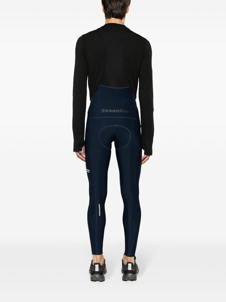 Blue Essential Thermal Long Cycling Bibs
