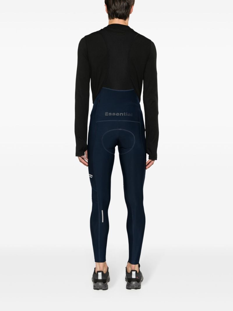 Blue Essential Thermal Long Cycling Bibs