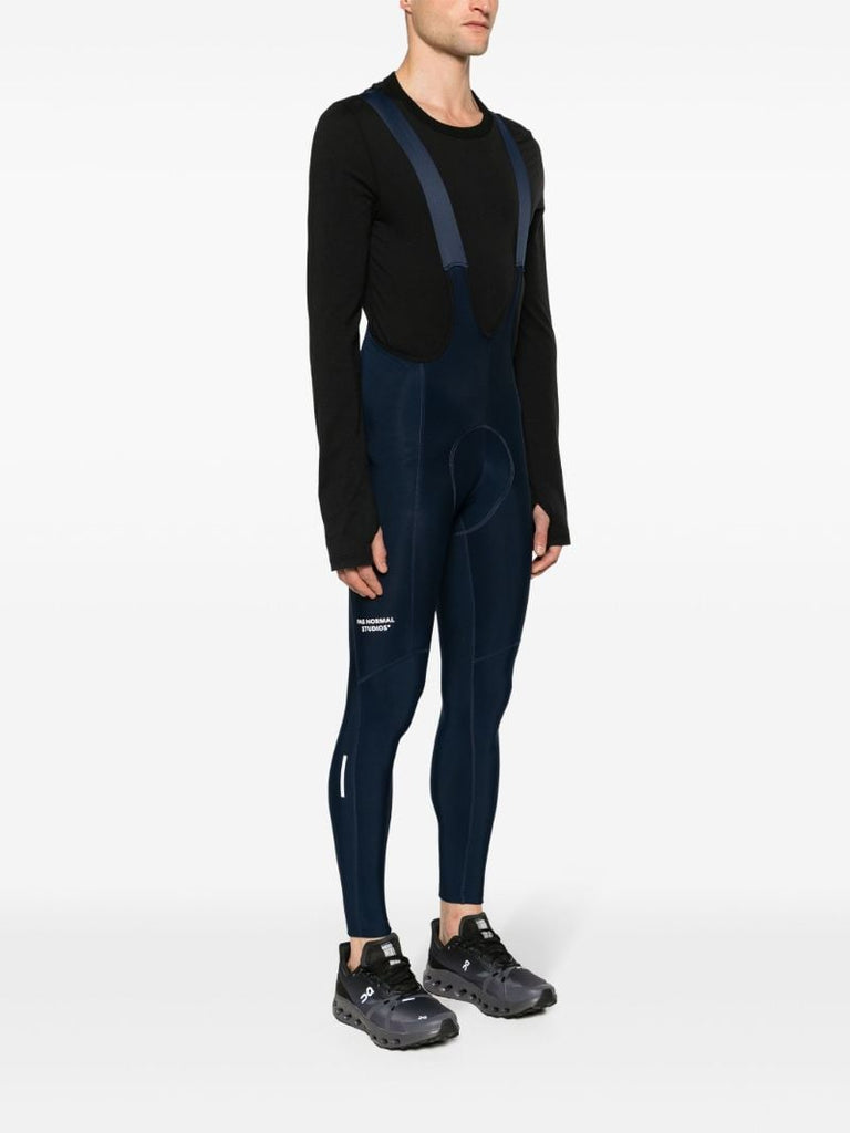 Blue Essential Thermal Long Cycling Bibs