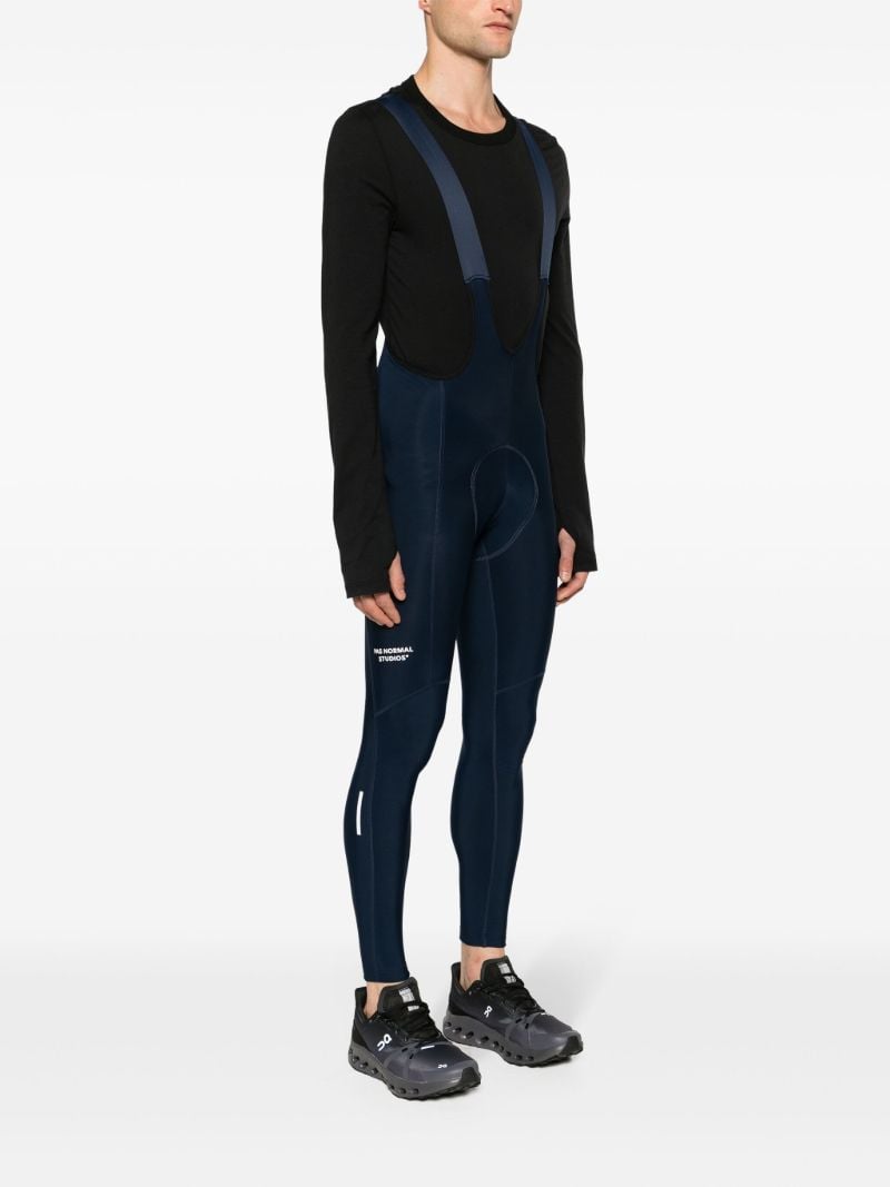 Blue Essential Thermal Long Cycling Bibs