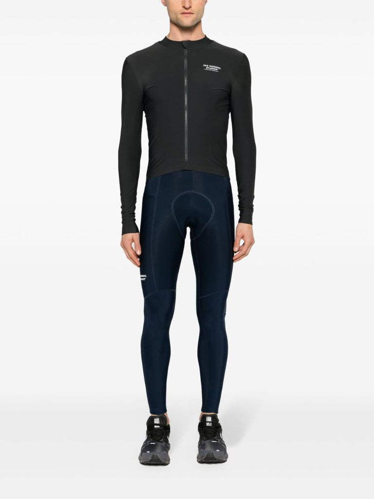 Blue Essential Thermal Long Cycling Bibs