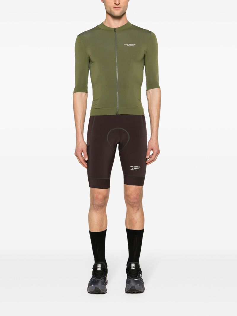 Red Escapism Bibs Cycling Shorts