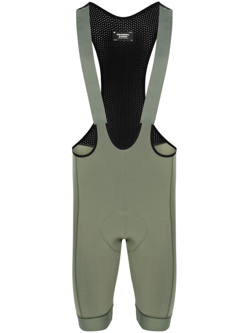 Green Essential Thermal Bibs Cycling Shorts