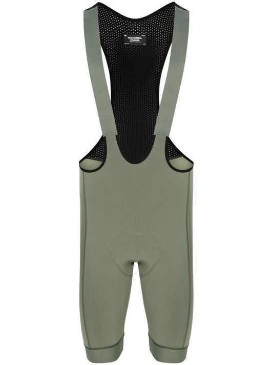 Green Essential Thermal Bibs Cycling Shorts