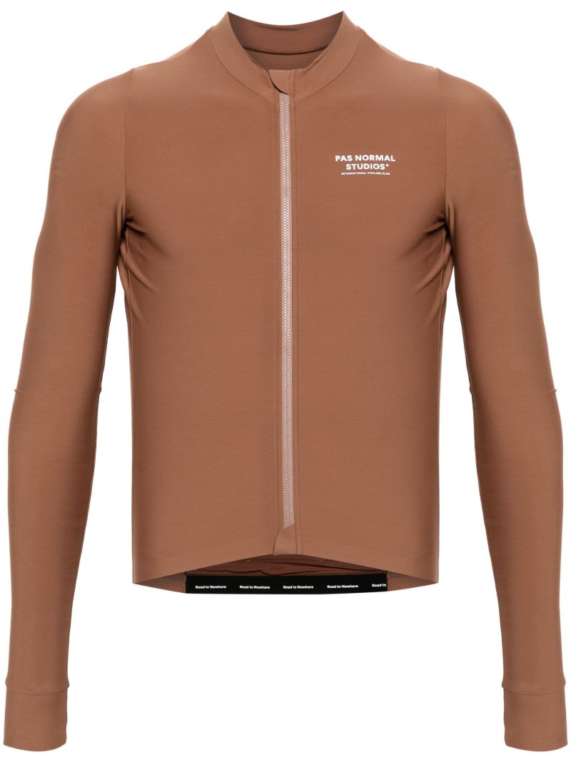 Brown Mechanism Logo-print Performance Jacket