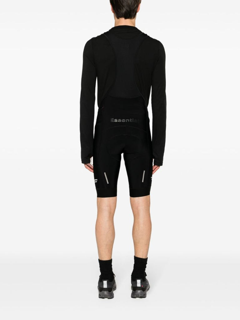 Black Essential Thermal Cycling Bib Shorts