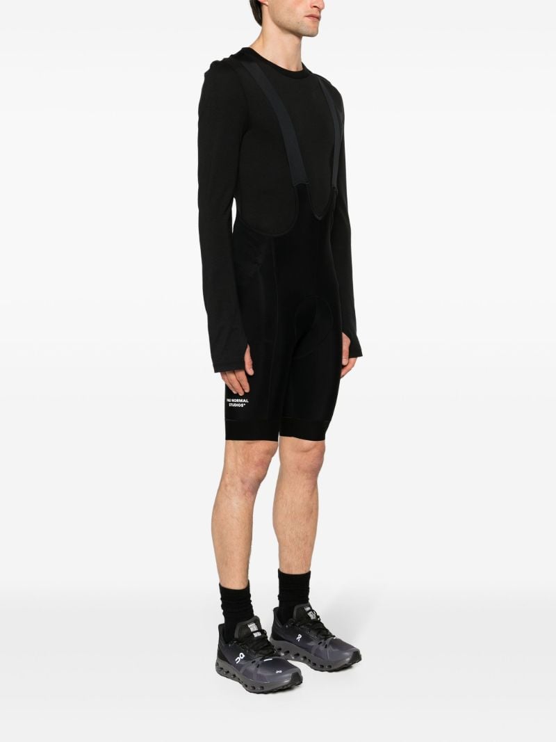 Black Essential Thermal Cycling Bib Shorts